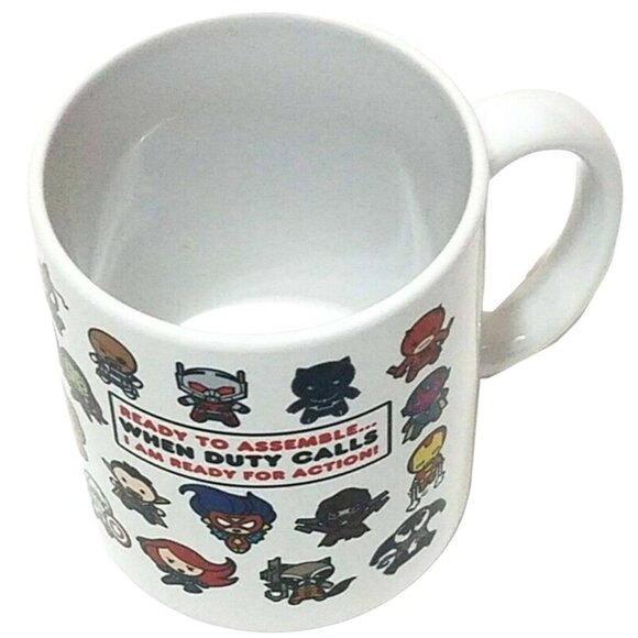 1Pc Moonpig Marvel Avengers Assemble 12oz  Chibi Orca Coatings Ceramic Mug - Picture 4 of 9